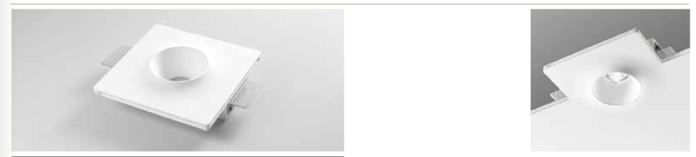 Incasso in gesso verniciabile attacco 1x GU10 non incl. SPLASH Incasso in gesso verniciabile attacco 1x GU10 non incl. SPLASH